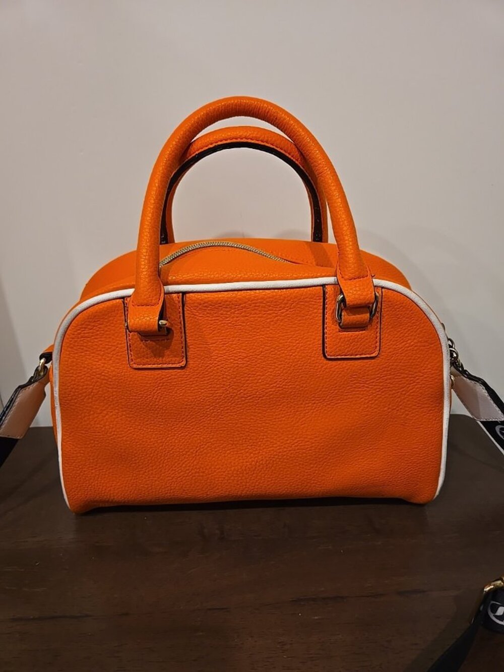 Juicy Couture Bowler Double Handle Purse W/Nylon Shoulder Strap - Picture 2 of 7
